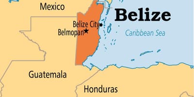 Harta belmopan Belize