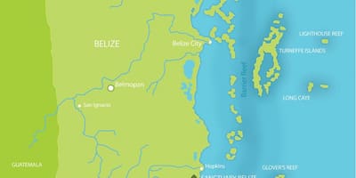 Harta sanctuar Belize